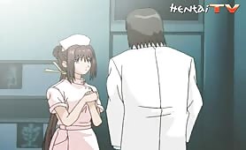 Hentai Nurse Getting Fingered by the Perverted Doctor