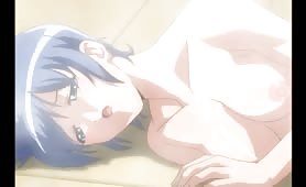 Busty Young Short Haired Hentai Hottie Fucked Hard After Getting Caught Masturbating in the Sauna