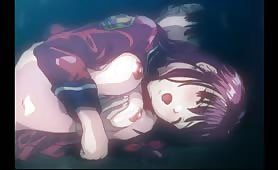 Pig Tailed Purple Haired Hentai Hottie Enjoying Some Rough Sex